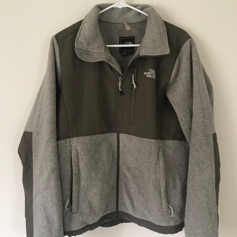 North Face Women's Medium Zip up Jacket Tan Brown